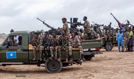 استسلام جماعي لقوات جوبالاند في رأس كامبوني استسلام جماعي لقوات جوبالاند في رأس كامبوني