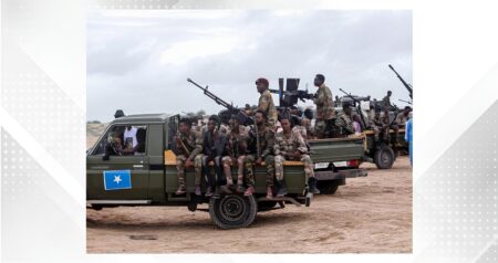 العملية العسكرية الصومالية ضد حركة الشباب: الجيش يوجه ضربة قوية في آدن يبال العملية العسكرية الصومالية ضد حركة الشباب الجيش