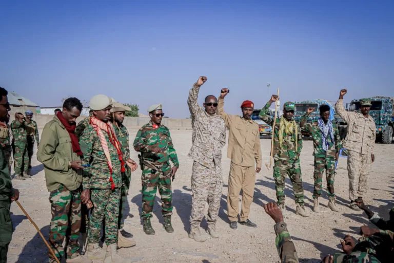 القوات المدعومة من الحكومة الفيدرالية في غاروي تُجري عرضًا عسكريًا |بالصور