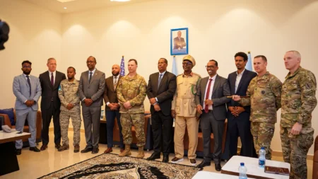 جولة عسكرية أمريكية في القرن الأفريقي تفتح مساراً جديداً جولة عسكرية أمريكية في القرن الأفريقي تفتح مساراً جديداً