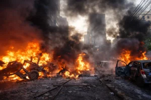 نيران فوق العواصم في لحظة نيران فوق العواصم في لحظة