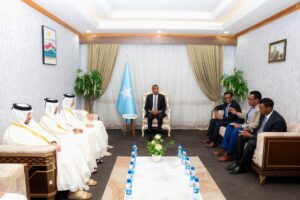 حمزة عبدي بري يستقبل وفدًا قطريًا لبحث فرص الاستثمار في الصومال حمزة عبدي بري يستقبل وفدًا قطريًا